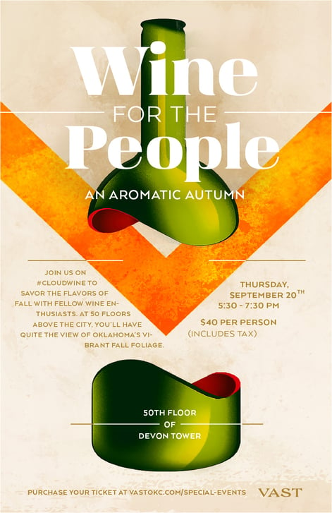 Wine for the People - An Aromatic Autumn Poster