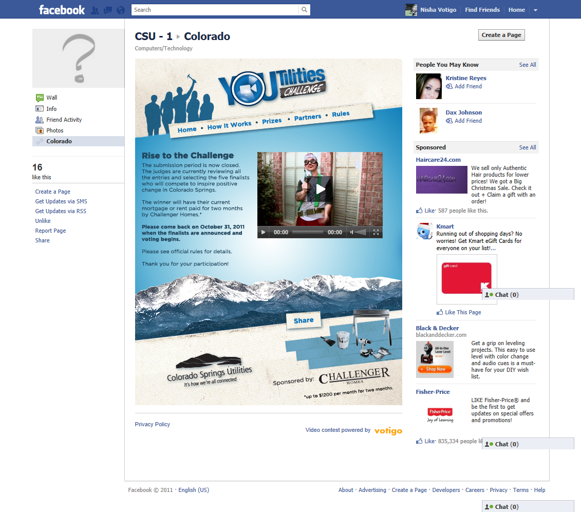 YOUtilities Challenge Facebook judging page YOUtilities Challenge Facebook judging page